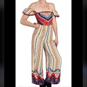 Flying Tomato jumpsuit women off shoulder boho minimalist casual romantic y2k